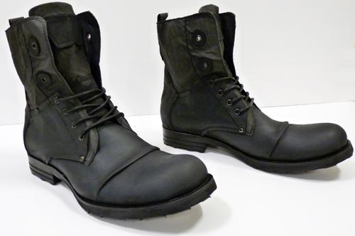 retro military boots