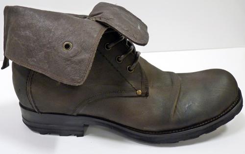 PAOLO VANDINI 'Lad' Retro Indie Military Boots DB