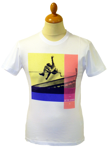 High Jump PETER WERTH Retro Indie Graphic T-Shirt