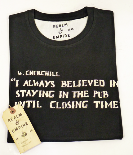 Closing Time REALM & EMPIRE Retro Quote T-Shirt