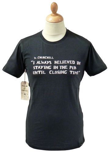Closing Time REALM & EMPIRE Retro Quote T-Shirt