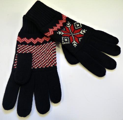 'Snowflake Gloves' - Retro Indie Winter Gloves (B)
