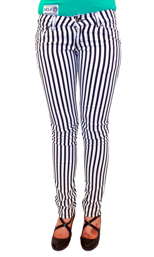 'Rolling Stoned' - Indie Retro Mod Skinny Jeans