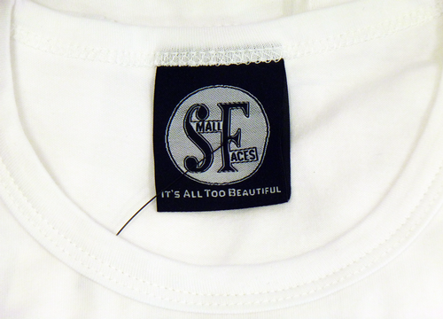 SMALL FACES Retro 60s Mod Drum Logo T-Shirt (W)
