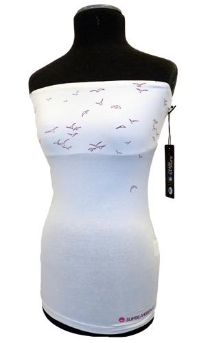 'Flock' - Womens Retro Tube Top by SUPREME BEING W