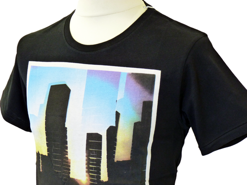 Lo-Fi Towers SUPREMEBEING Retro Indie Graphic Tee