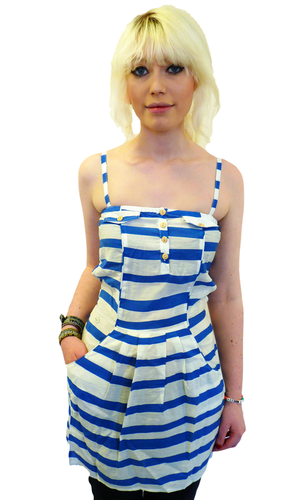 Anchor SUPREMEBEING Retro 70s Roller Stripe Dress