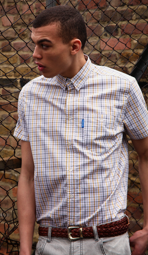 'Terrace' - Retro Mod Mens Shirt by SUPREME BEING