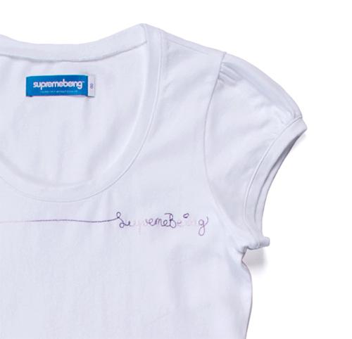 SUPREME BEING 'Lady' Retro Womens Top (White)