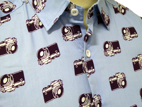 Snap Shot TUKTUK Retro Seventies Camera Shirt