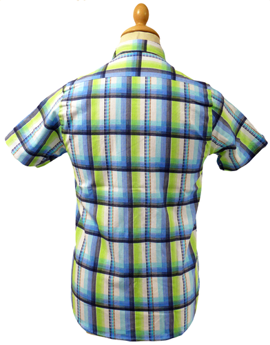 Magnum TUKTUK Retro Bold Check 70s Linen Shirt