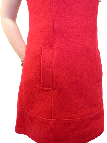 Retro Sixties Mod Pinafore Dress by TULLE (S)
