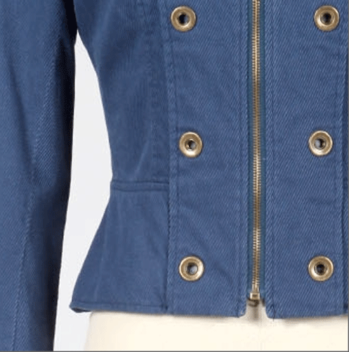 TULLE Retro Mod Womens Short Military Jacket 