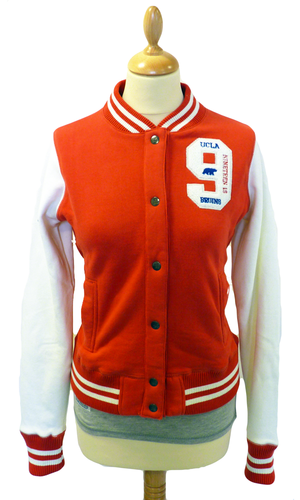 'Pearson' - Retro Vintage Womens Varsity Jacket P