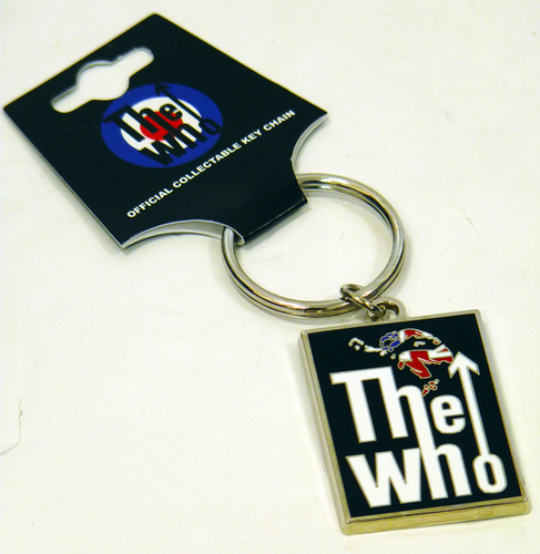 The Who Union Jack Retro Mod Leap Logo Key Ring