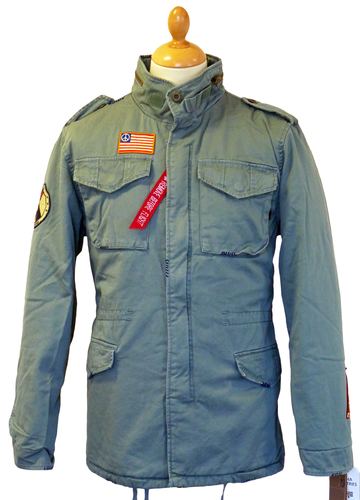ALPHA INDUSTRIES Woodstock Field Jacket | Retro 60s Mod M65 Coat