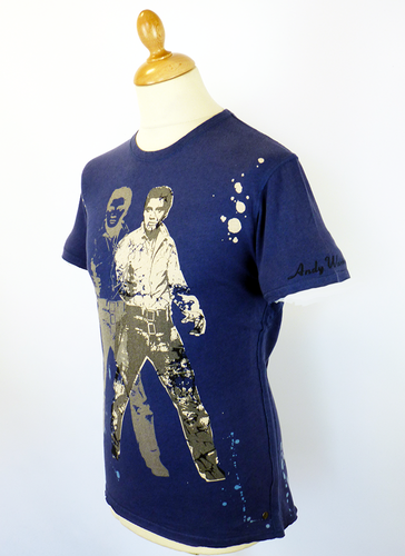 West ANDY WARHOL Retro Pop Art Indie Elvis T-Shirt