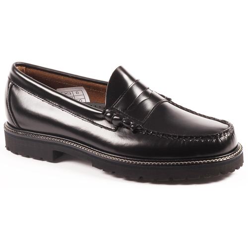 bass black loafers