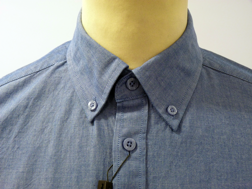 Printed Pocket BEN SHERMAN Retro Mod Oxford Shirt