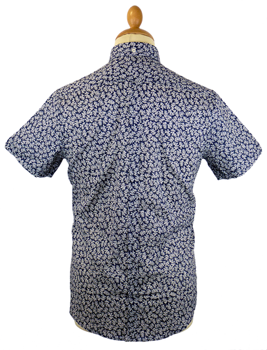 Astral Floral BEN SHERMAN Retro 60s Mod S/S Shirt