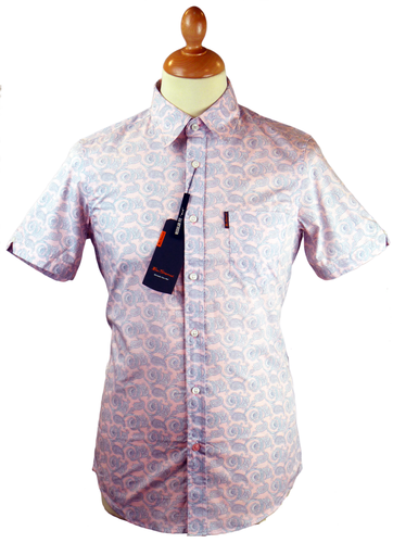 Floral Paisley BEN SHERMAN Retro Mod S/S Shirt (P)