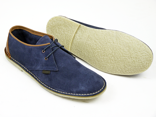 Qaat BEN SHERMAN Retro 60s Mod Suede Desert Shoes
