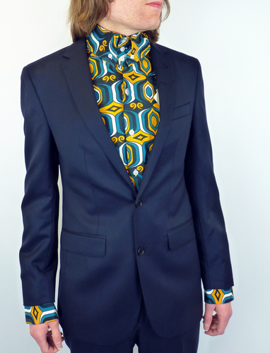BEN SHERMAN Tailoring 60s Mod 2 Button Wool Suit P