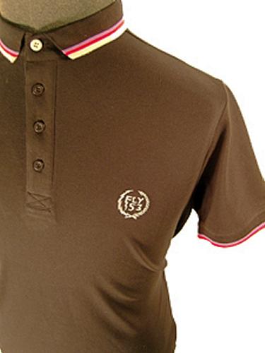 'Dirt Road' - Retro Indie Mod Pique FLY53 Polo (B)