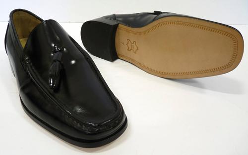 Kensington Mens Retro Sixties Mod Tassel Loafers