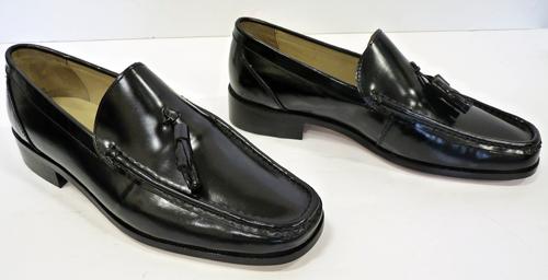 Kensington Mens Retro Sixties Mod Tassel Loafers