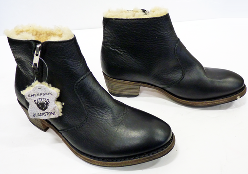 Odessa BLACKSTONE EW75 Sheepskin Lined Ankle Boots