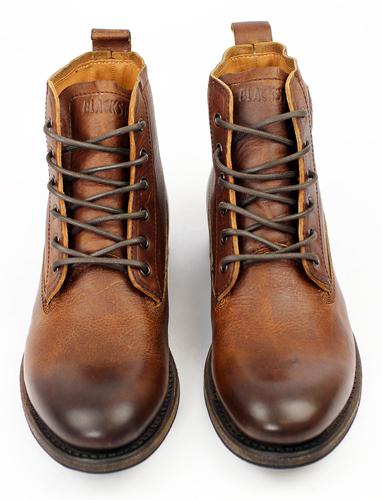 BLACKSTONE GM09 Mid Lace Up Retro Work Boots (OY)