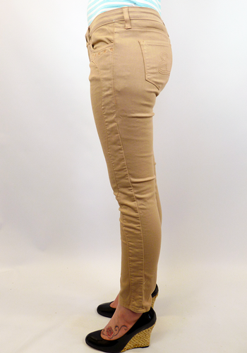 Elegante BRIGITTE BARDOT Retro Mod Skinny Jeans