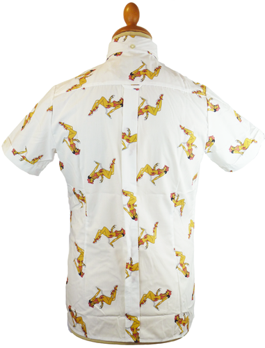 BRUTUS TRIMFIT Hawaiian Tiki Girl Retro Mod Shirt