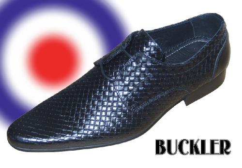 'Buckler' - Mod 60s Basketweave Shoes 
