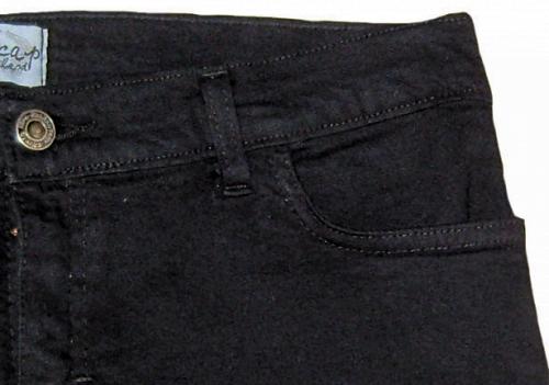 'Cavern 59' - Black Drainpipe Jeans