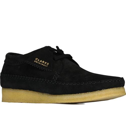 mens clarks weaver black