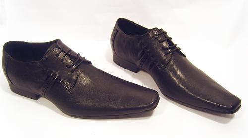 'Jamie' - Retro Mod Ruched Shoes by PAOLO VANDINI