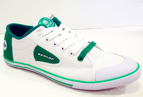 green dunlop trainers