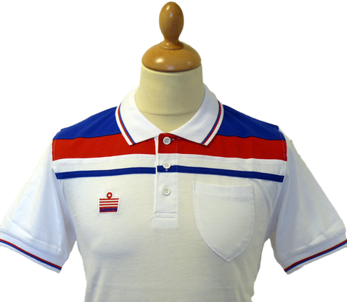 England 82 Polo Shirt | ADMIRAL Mens Retro Indie Mod England Polo Top