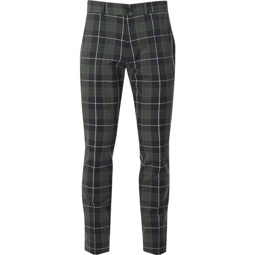 men's chequered trousers