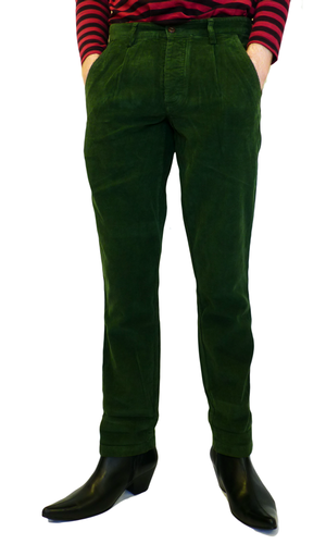 green cord trousers mens
