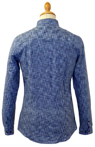 The Oxley FARAH VINTAGE Retro 60s Yarn Dyed Shirt