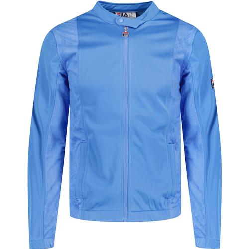 Blue track top hotsell