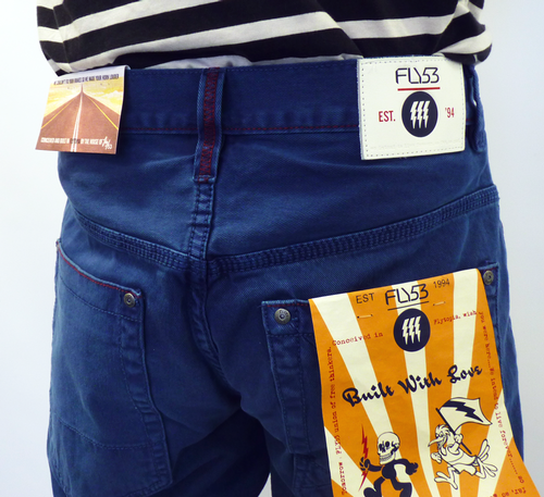 Cato FLY53 Retro Indie Mod Carrot Fit Denim Jeans