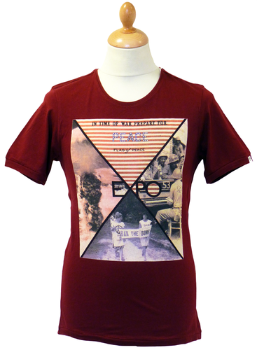 Expo 53 FLY53 Retro 70s Indie Ban the Bomb T-Shirt