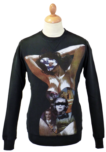 Conjure FLY53 Retro 70s Indie Graphic Sweatshirt
