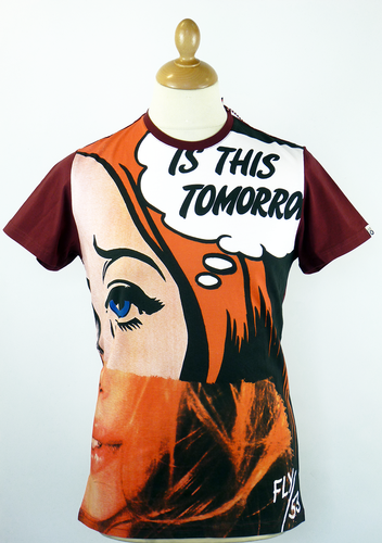 Pop Culture FLY53 Retro Pop Art Graphic T-Shirt