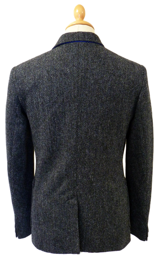 FERGUSON of LONDON Retro Mod Harris Tweed Blazer Car Coat