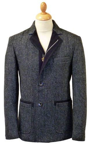 FERGUSON of LONDON Harris Tweed Blazer Car Coat